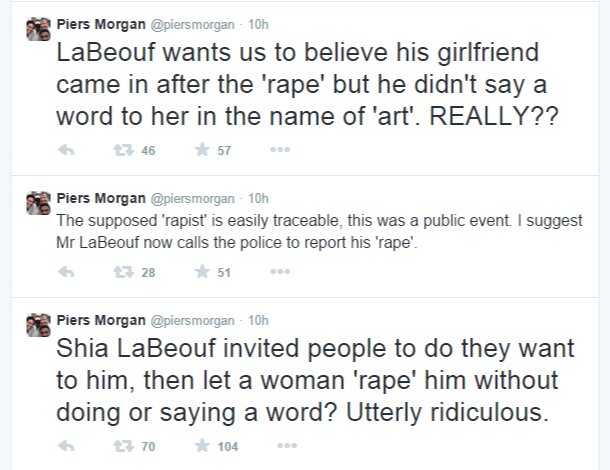 Piers Morgan  @piersmorgan    Twitter